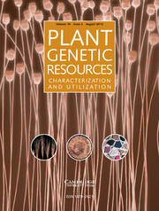 Plant Genetic Resources Volume 10 - Issue 2 -