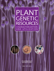 Plant Genetic Resources Volume 11 - Issue 3 -
