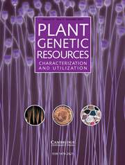 Plant Genetic Resources Volume 12 - Issue 3 -
