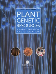 Plant Genetic Resources Volume 2 - Issue 1 -