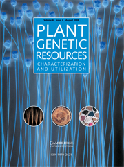 Plant Genetic Resources Volume 6 - Issue 2 -