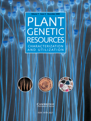 Plant Genetic Resources Volume 7 - Issue 3 -