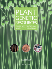 Plant Genetic Resources Volume 8 - Issue 1 -