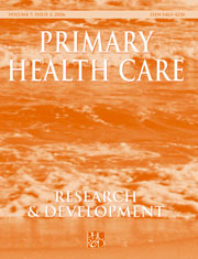 Primary Health Care Research & Development Volume 7 - Issue 3 -