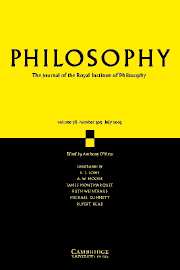 Philosophy Volume 78 - Issue 3 -
