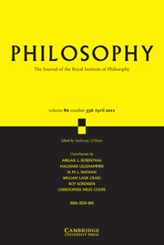 Philosophy Volume 86 - Issue 2 -