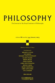 Philosophy Volume 88 - Issue 1 -