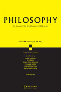 Philosophy Volume 88 - Issue 3 -
