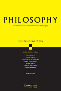 Philosophy Volume 89 - Issue 3 -
