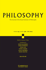 Philosophy Volume 94 - Issue 3 -