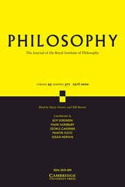 Philosophy Volume 95 - Issue 2 -