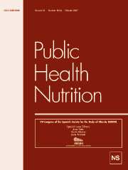 Public Health Nutrition Volume 10 - Issue 10 -