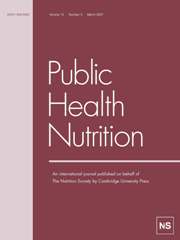 Public Health Nutrition Volume 10 - Issue 3 -