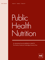 Public Health Nutrition Volume 14 - Issue 3 -