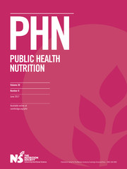 Public Health Nutrition Volume 20 - Issue 8 -