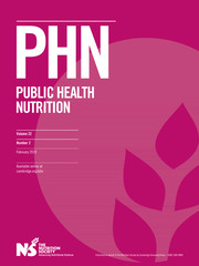 Public Health Nutrition Volume 22 - Issue 2 -