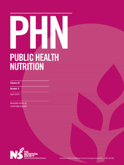 Public Health Nutrition Volume 22 - Issue 5 -