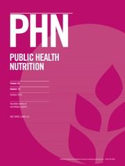Public Health Nutrition Volume 26 - Issue 10 -