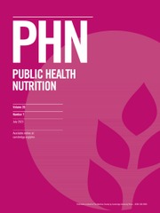 Public Health Nutrition Volume 26 - Issue 7 -