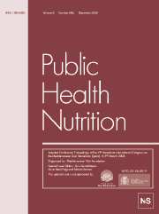 Public Health Nutrition Volume 9 - Issue 8 -