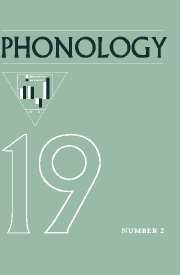 Phonology Volume 19 - Issue 2 -