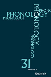 Phonology Volume 31 - Issue 2 -