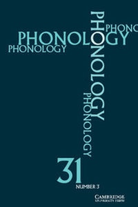 Phonology Volume 31 - Issue 3 -