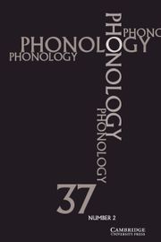 Phonology Volume 37 - Issue 2 -
