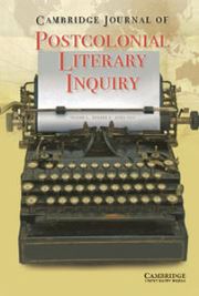 Cambridge Journal of Postcolonial Literary Inquiry Volume 4 - Special Issue2 -  Special Issue: African Genre