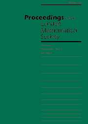 Proceedings of the London Mathematical Society Volume 89 - Issue 1 -