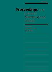 Proceedings of the London Mathematical Society Volume 92 - Issue 2 -