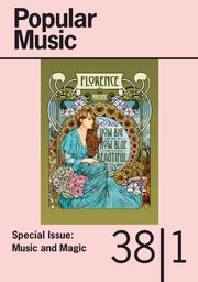 Popular Music Volume 38 - Special Issue1 -  Music and Magic