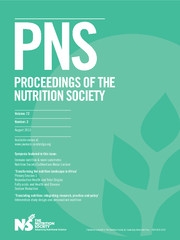 Proceedings of the Nutrition Society Volume 72 - Issue 3 -