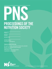 Proceedings of the Nutrition Society Volume 72 - Issue 4 -