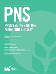 Proceedings of the Nutrition Society Volume 73 - Issue 4 -