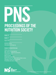 Proceedings of the Nutrition Society Volume 75 - Issue 3 -