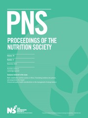 Proceedings of the Nutrition Society Volume 78 - Issue 4 -