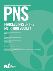 Proceedings of the Nutrition Society Volume 79 - Issue 4 -