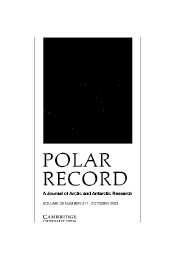 Polar Record Volume 39 - Issue 4 -