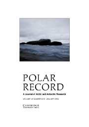 Polar Record Volume 40 - Issue 1 -
