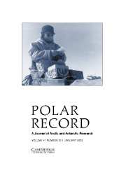 Polar Record Volume 41 - Issue 1 -