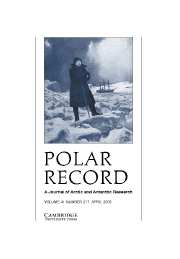 Polar Record Volume 41 - Issue 2 -