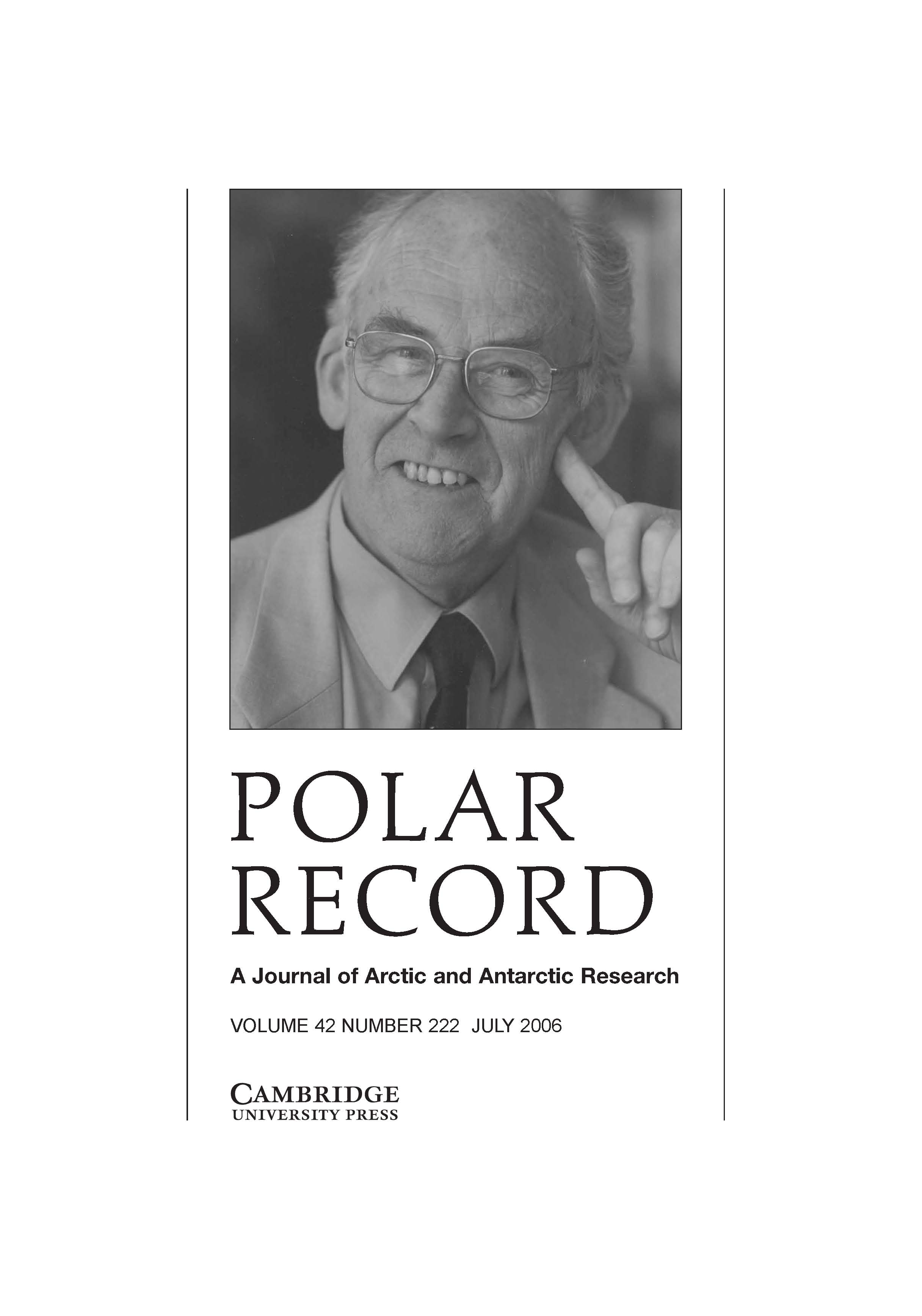 Polar Record Volume 42 - Issue 3 -