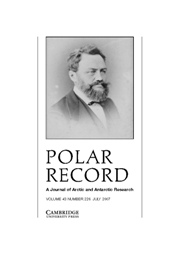 Polar Record Volume 43 - Issue 3 -
