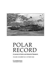 Polar Record Volume 45 - Issue 4 -