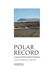 Polar Record Volume 46 - Issue 4 -