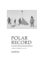 Polar Record Volume 47 - Issue 3 -