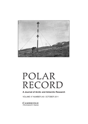 Polar Record Volume 47 - Issue 4 -