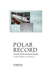Polar Record Volume 48 - Issue 4 -