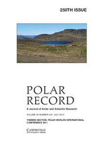 Polar Record Volume 49 - Issue 3 -  THEMED SECTION: POLAR WORLDS INTERNATIONAL CONFERENCE 2011